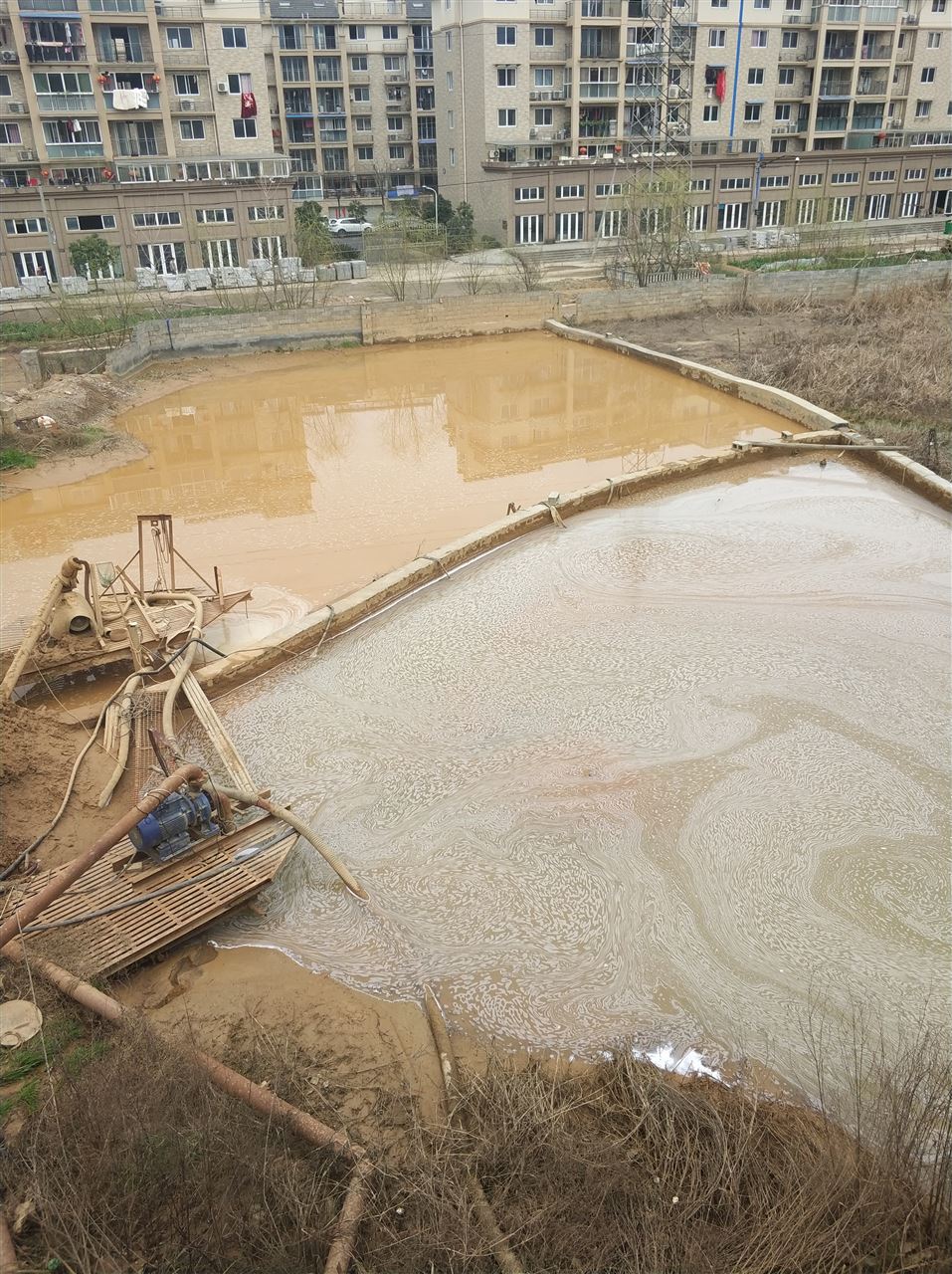政和沉淀池淤泥清理-厂区废水池淤泥清淤